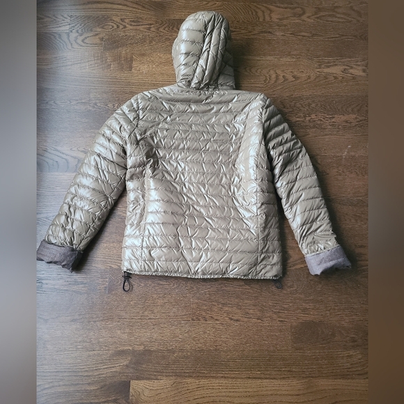 Grasshopper Tan Metallic Quilted Jacket Women's Sz.1(XL) - Picture 3 of 11
